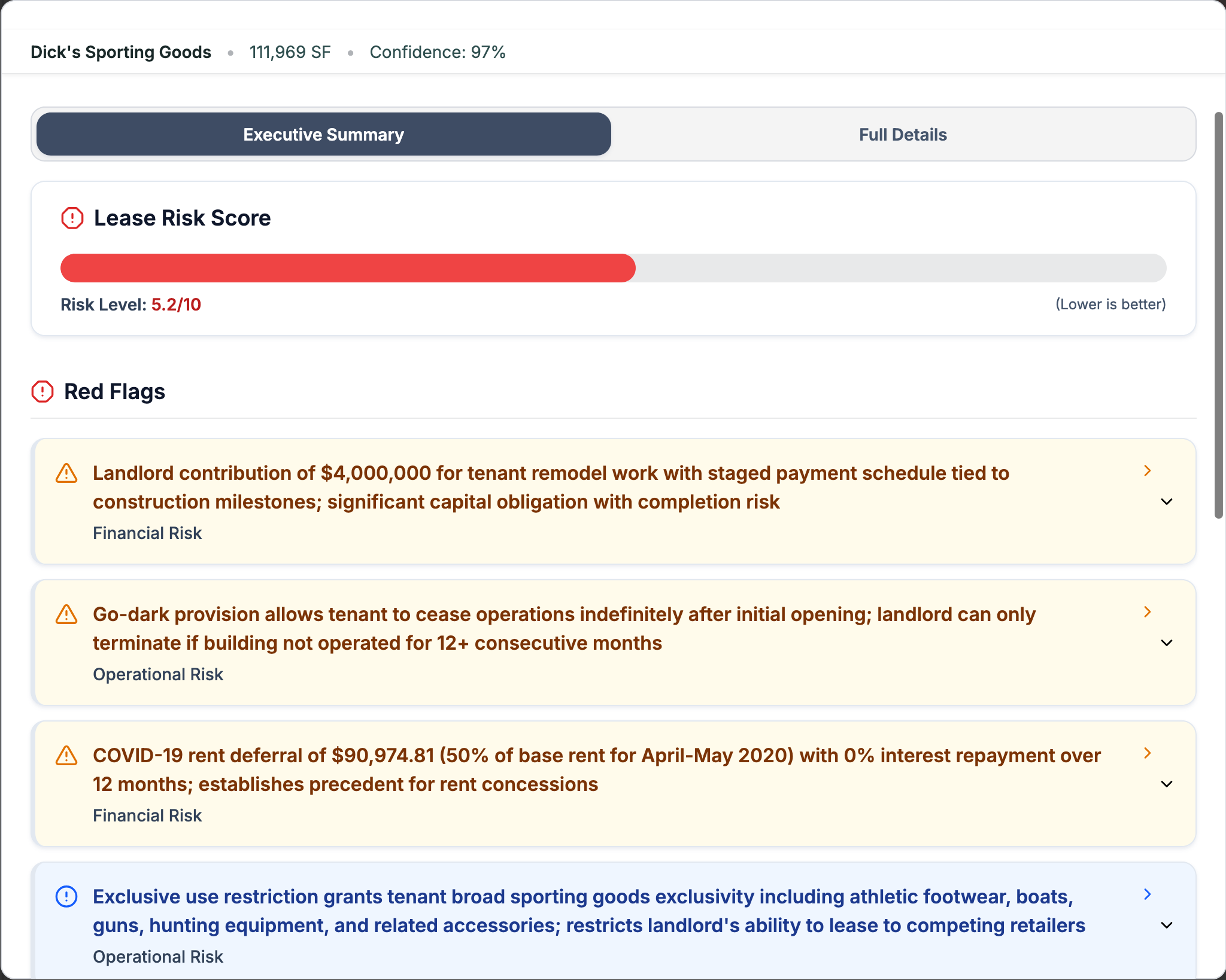 Full Property Lease Abstracts in One Click